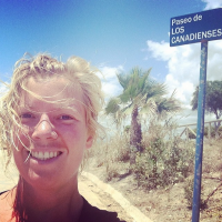 Paseo de los Canadienses in Malaga, Spain, a tribute to Canadian Dr Norman Bethune for the humanitarian aid he provided during the Spanish Civil War in 1937.
